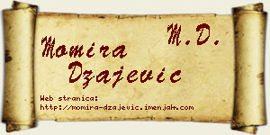 Momira Džajević vizit kartica